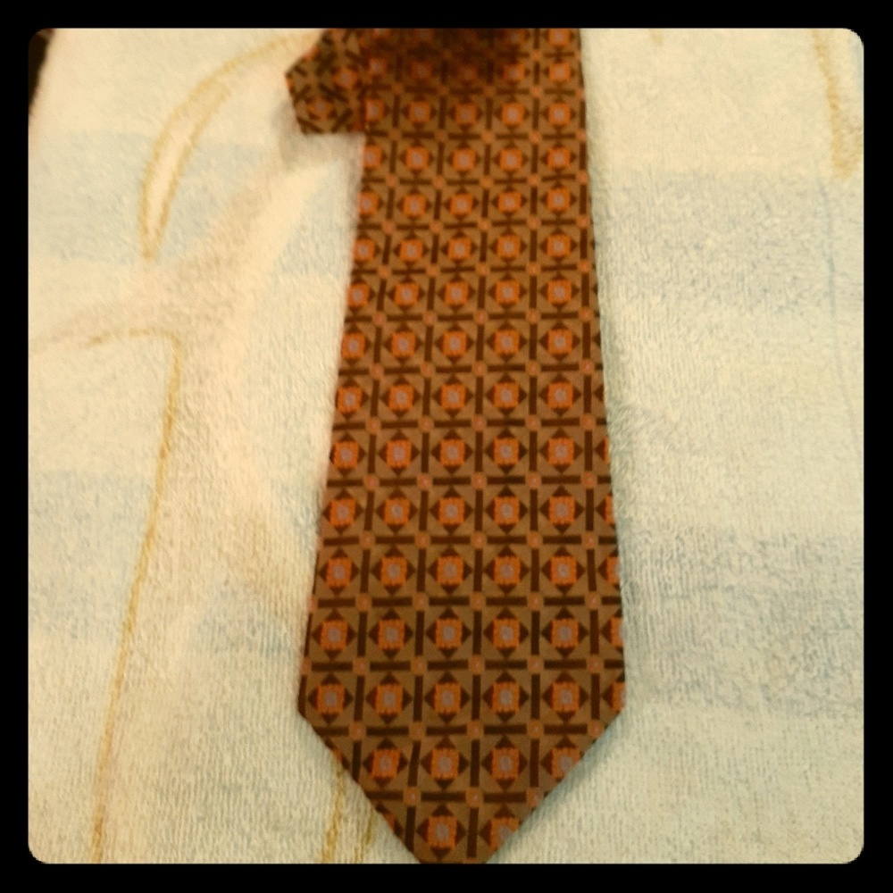 Vintage Banana Republic 100% Silk Mens Necktie